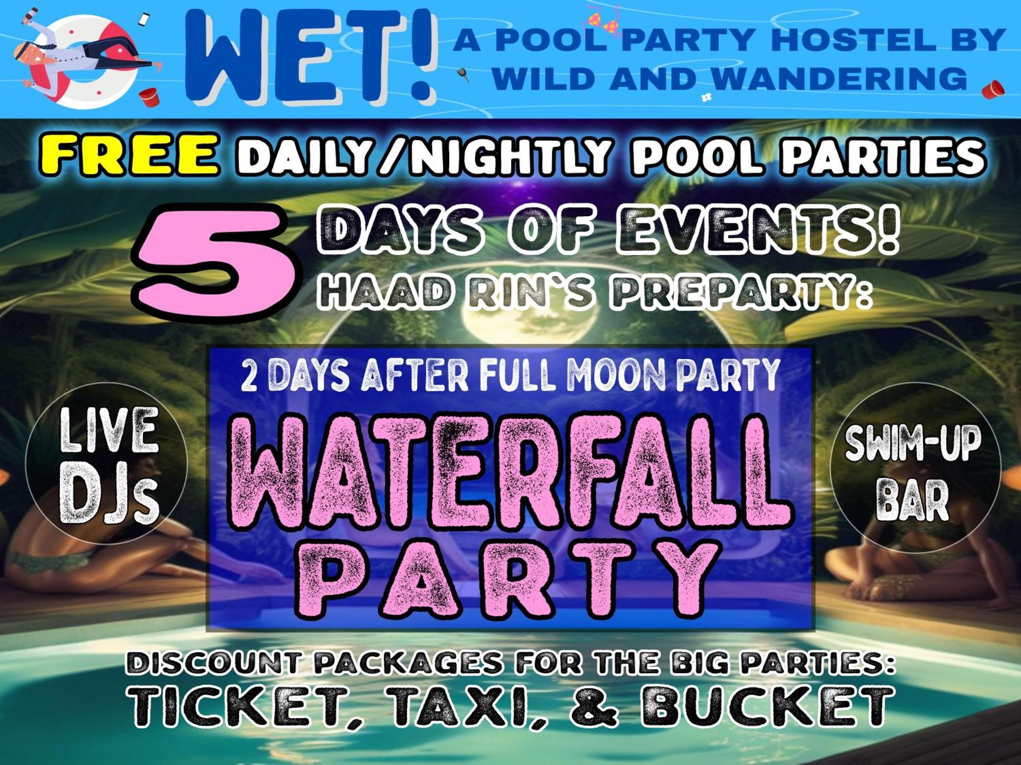 Wet! A Pool Party Hostel By Wild & Wandering Haad Rin Exterior photo